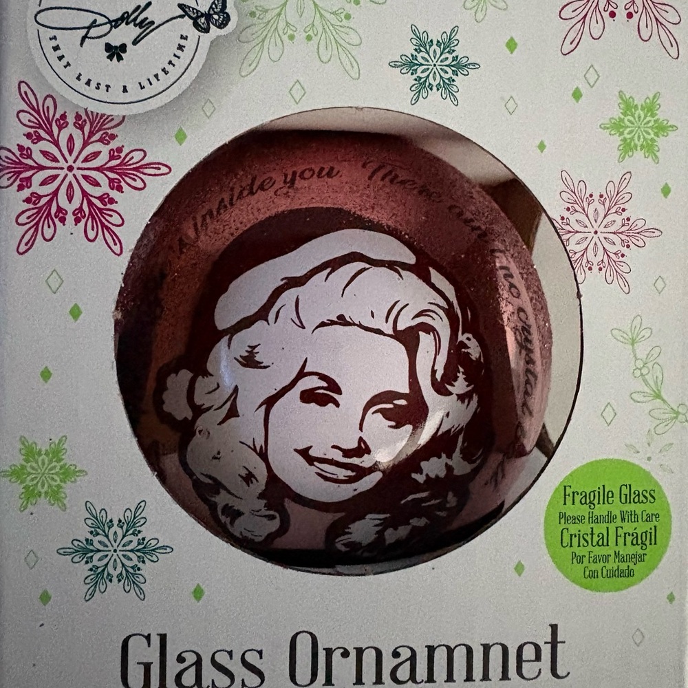 Glass Ornament - pink - Picture 1 of 1
